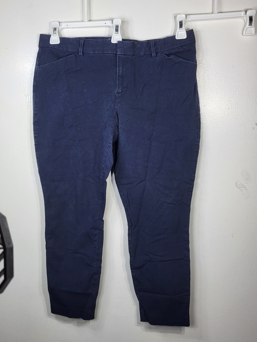 Gap Signature Skinny Ankle Pants in True Indiglo Blue Sz 14 - Picture 3 of 8